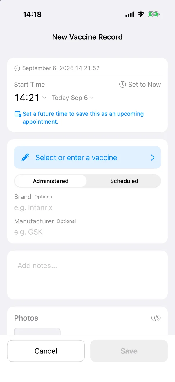 New Vaccine Record.