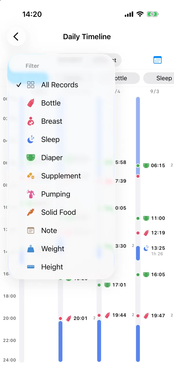 The Filter menu.
